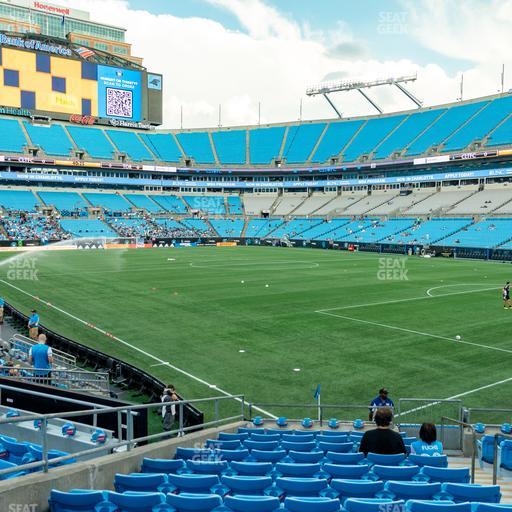 Bank of America Stadium - Section 106 Seat View