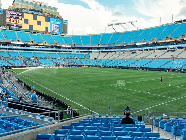 Bank of America Stadium - Section 106 Seat View