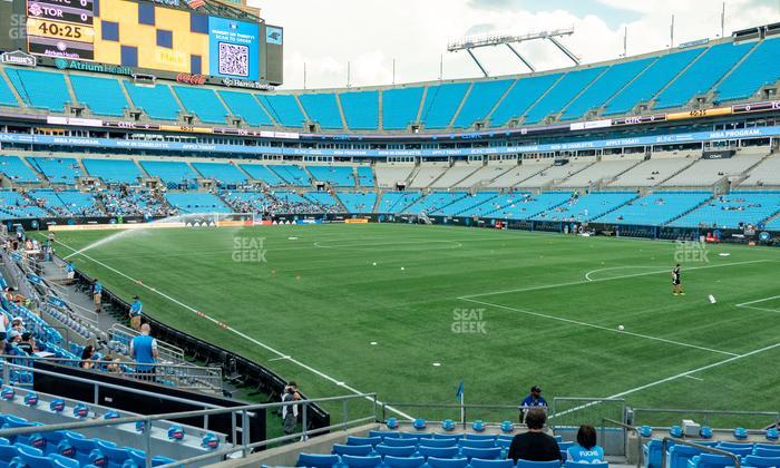 Bank of America Stadium - Section 106 Seat View