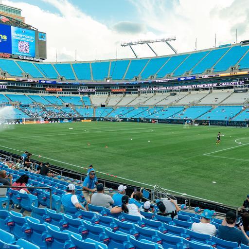Bank of America Stadium - Section 107 Seat View