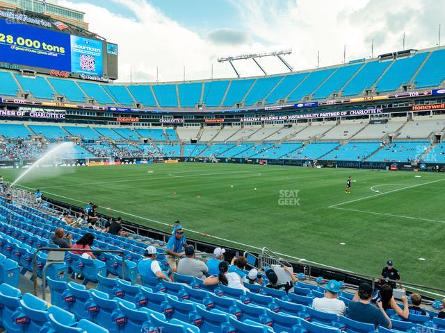 Bank of America Stadium - Section 107 Seat View