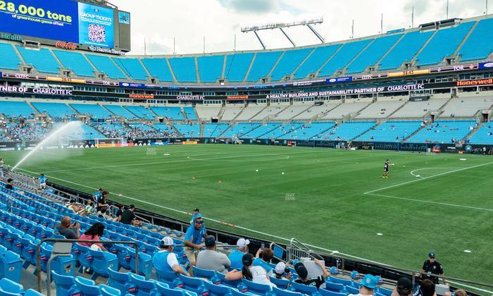 Bank of America Stadium - Section 107 Seat View
