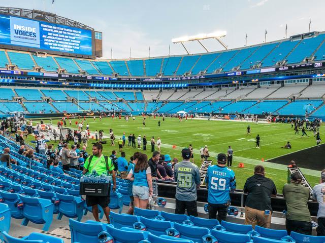Bank of America Stadium - Section 107 Seat View