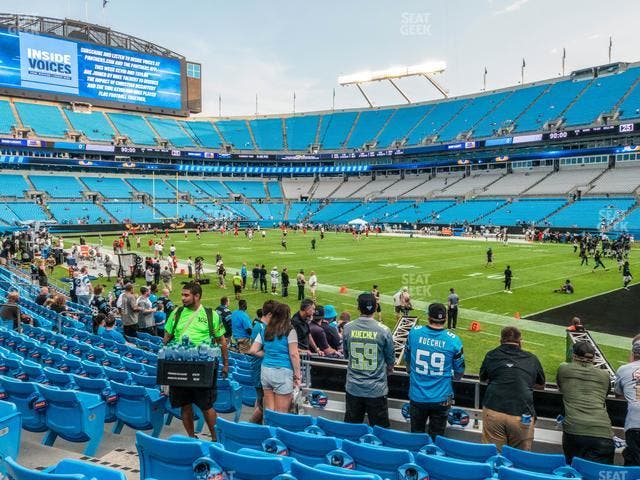 Bank of America Stadium - Section 107 Seat View