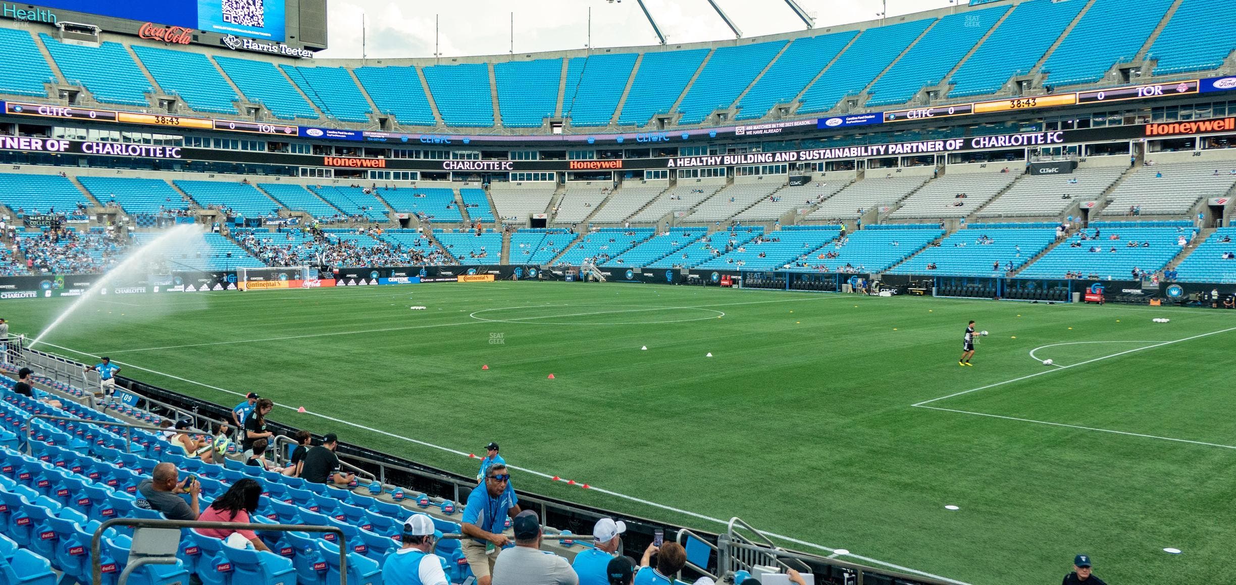 Bank of America Stadium - Section 107 Seat View