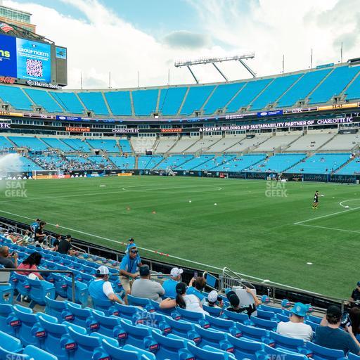 Bank of America Stadium - Section 107 Seat View