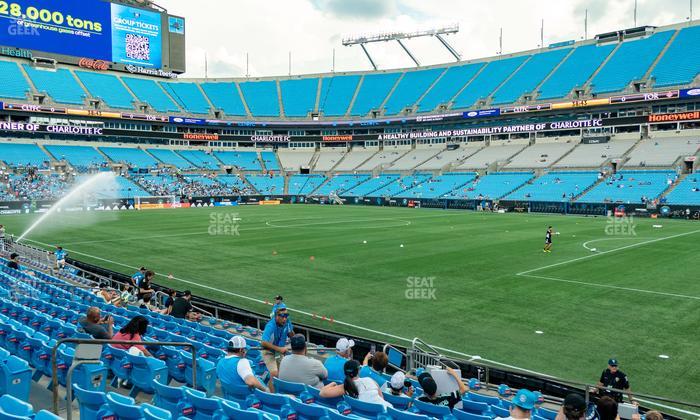 Bank of America Stadium - Section 107 Seat View