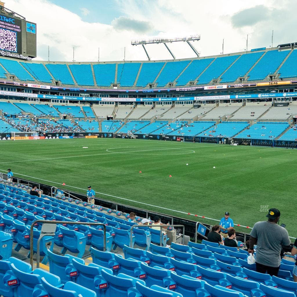 Bank of America Stadium - Section 108 Seat View