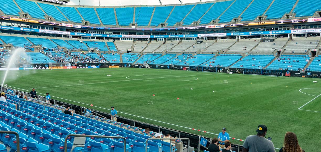 Bank of America Stadium - Section 108 Seat View