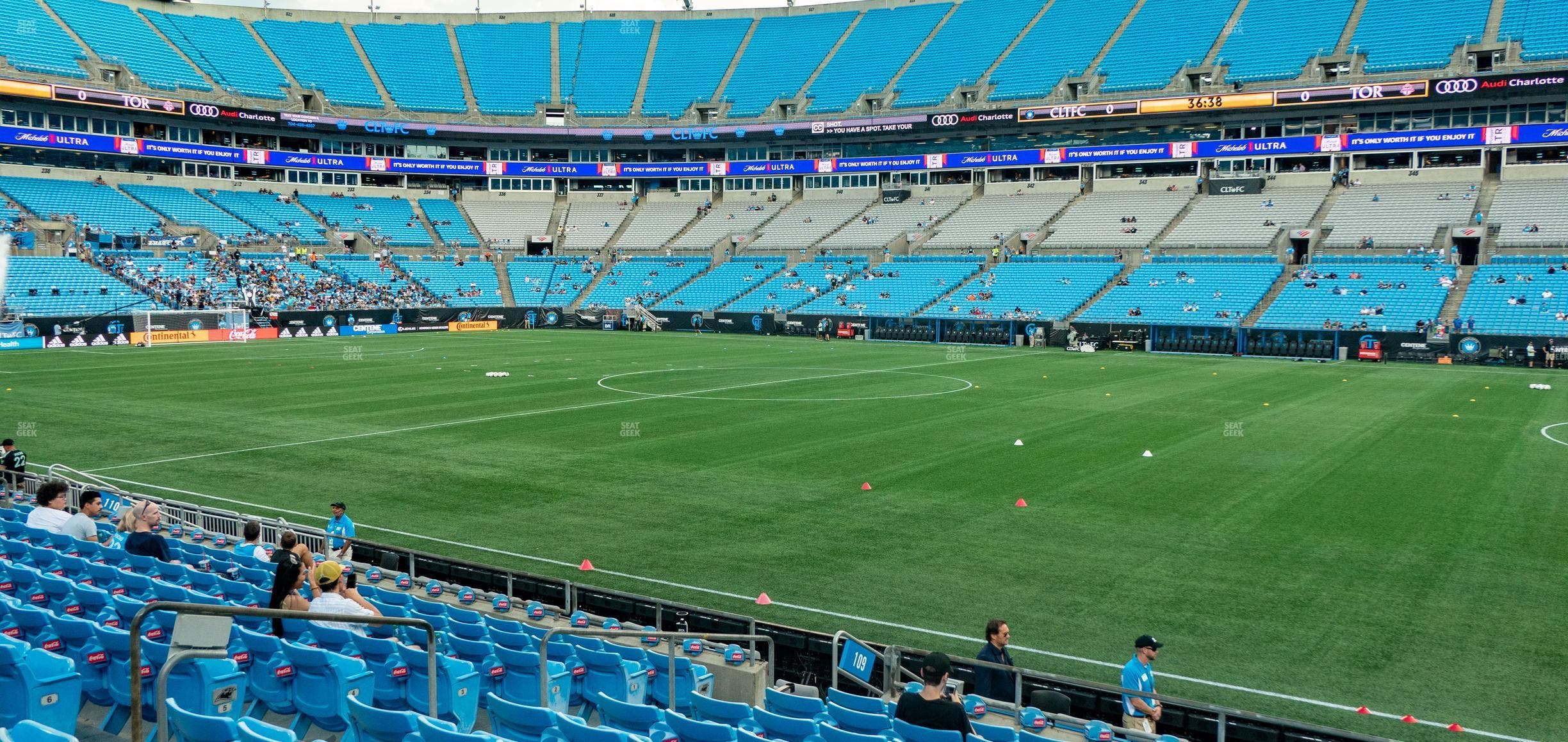 Bank of America Stadium - Section 109 Seat View