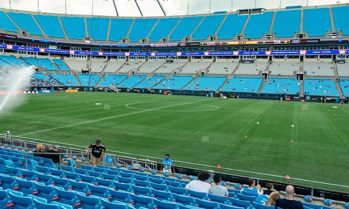 Bank of America Stadium - Section 110 Seat View