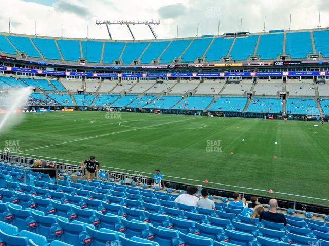Bank of America Stadium - Section 110 Seat View