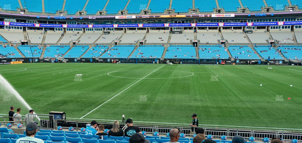 Bank of America Stadium - Section 111 Seat View