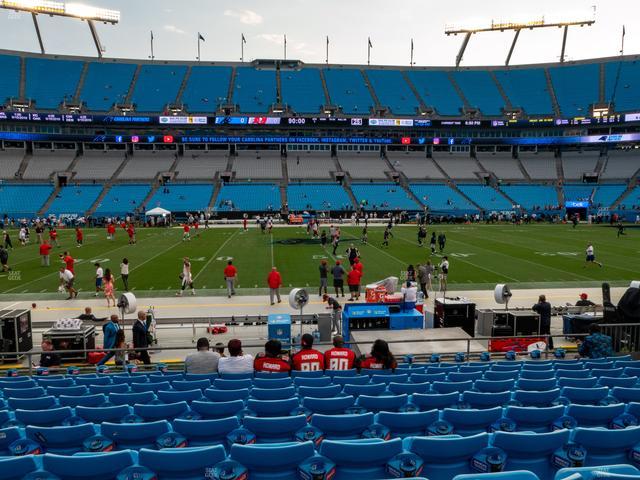 Bank of America Stadium - Section 112 Seat View Bank of America Stadium - Section 112 Seat View