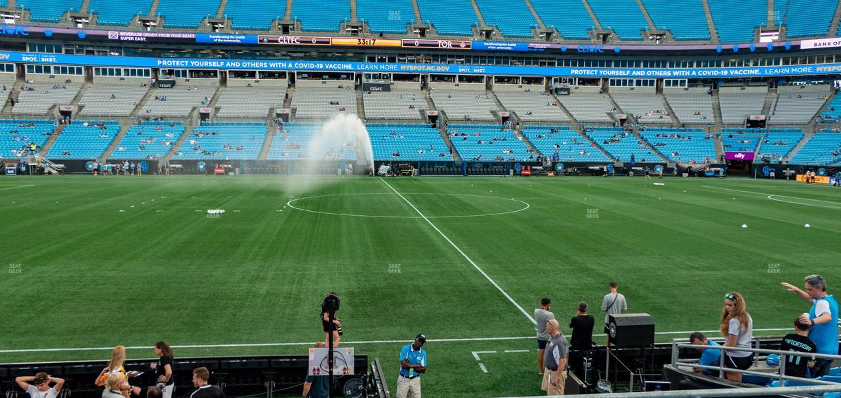 Bank of America Stadium - Section 112 Seat View