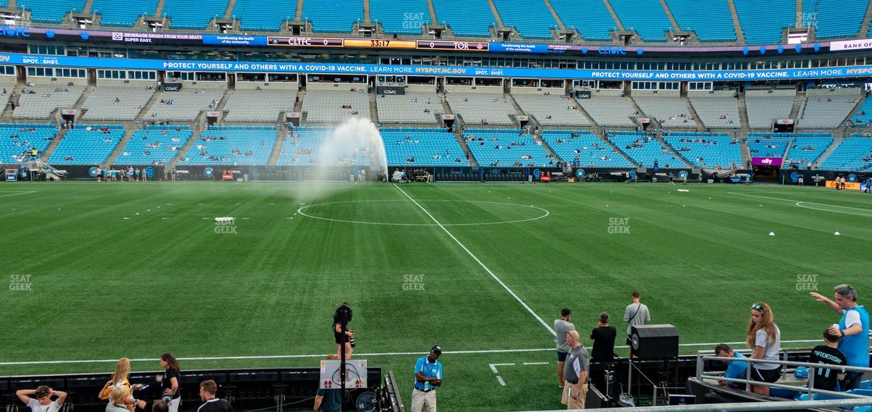 Bank of America Stadium - Section 112 Seat View
