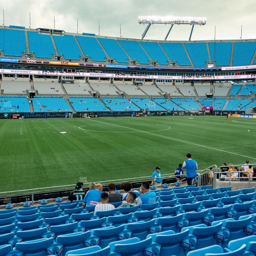 Bank of America Stadium - Section 113 Seat View