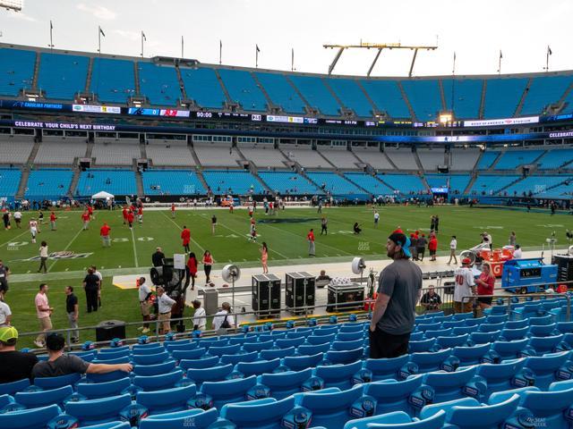 Bank of America Stadium - Section 113 Seat View Bank of America Stadium - Section 113 Seat View