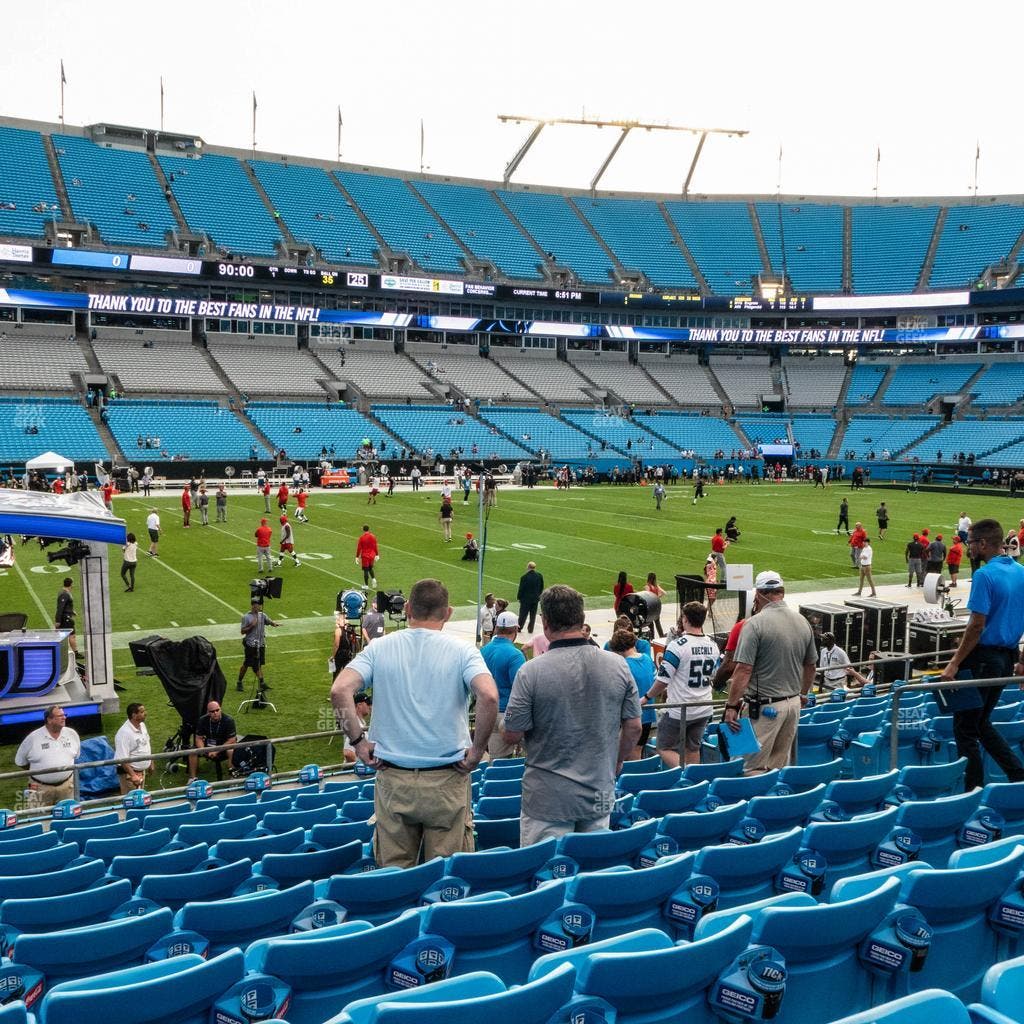 Bank of America Stadium - Section 114 Seat View