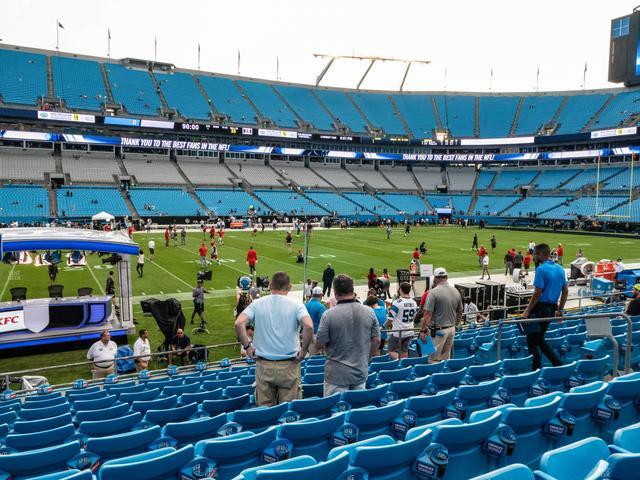 Bank of America Stadium - Section 114 Seat View