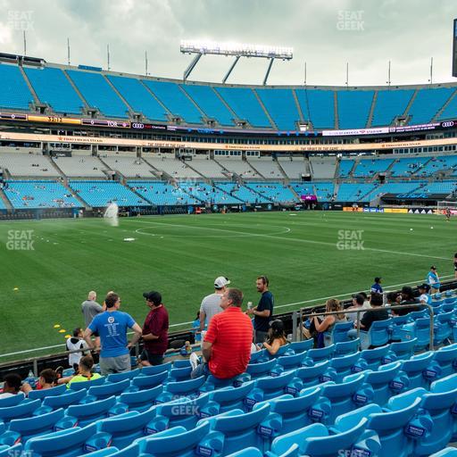Bank of America Stadium - Section 114 Seat View