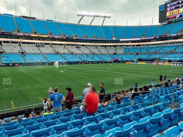 Bank of America Stadium - Section 114 Seat View