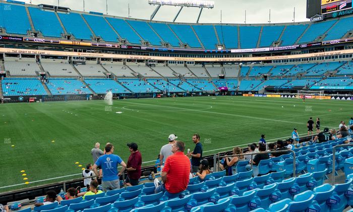 Bank of America Stadium - Section 114 Seat View