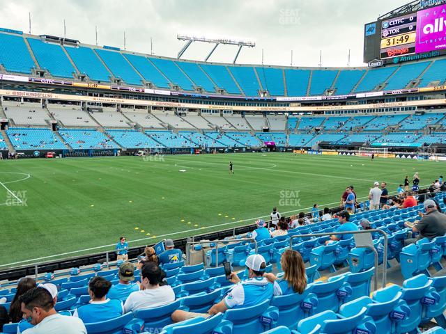 Bank of America Stadium - Section 115 Seat View