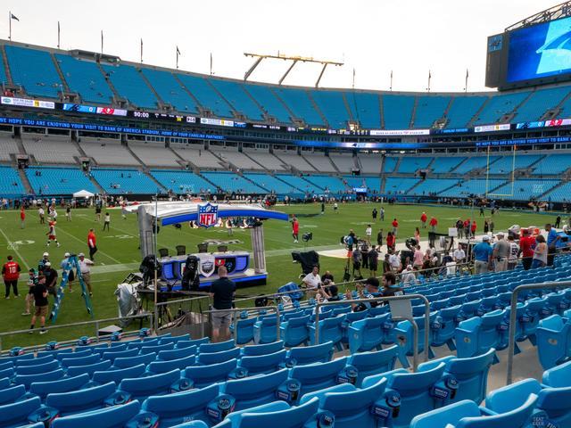 Bank of America Stadium - Section 115 Seat View Bank of America Stadium - Section 115 Seat View