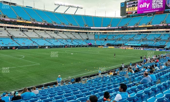 Bank of America Stadium - Section 116 Seat View
