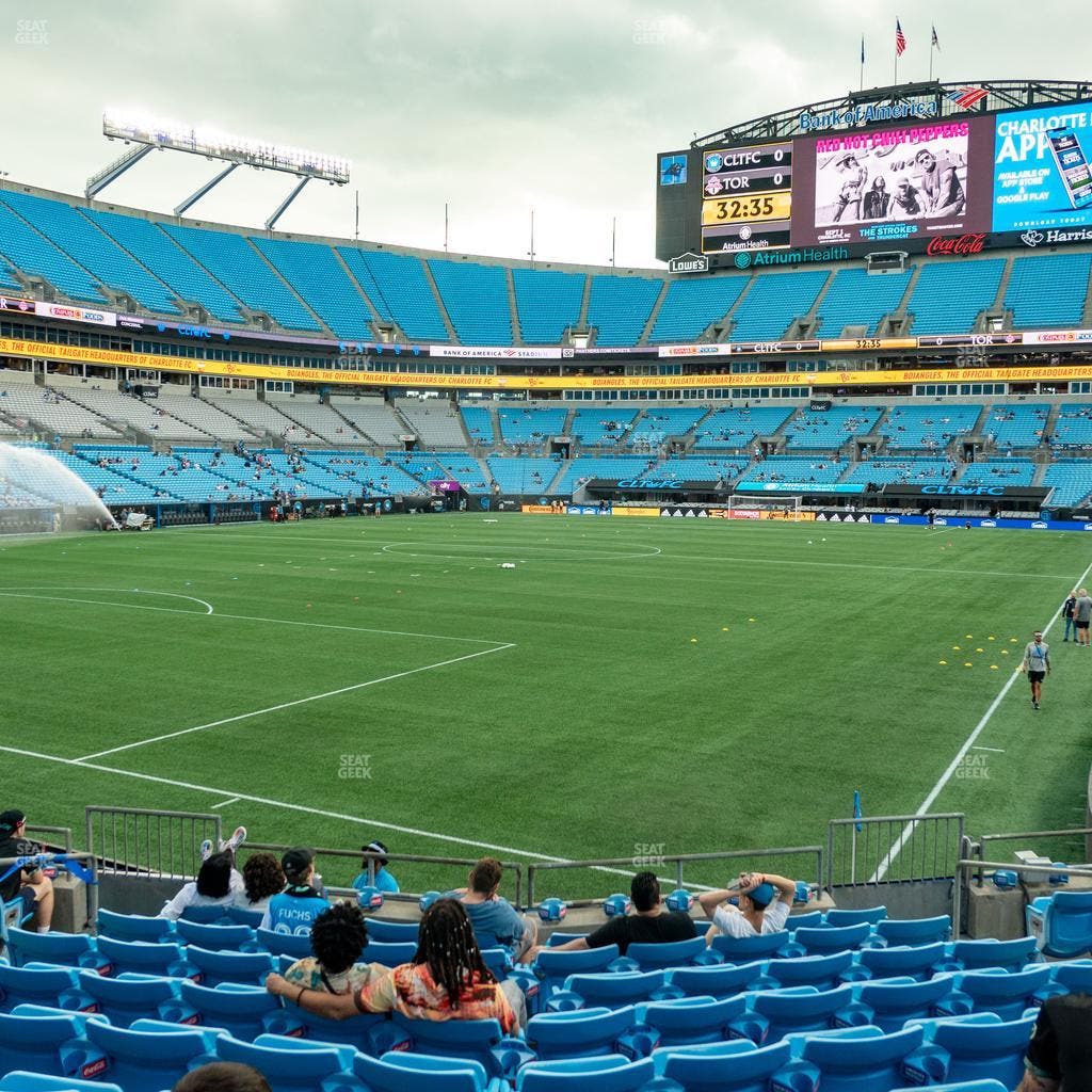 Bank of America Stadium - Section 117 Seat View