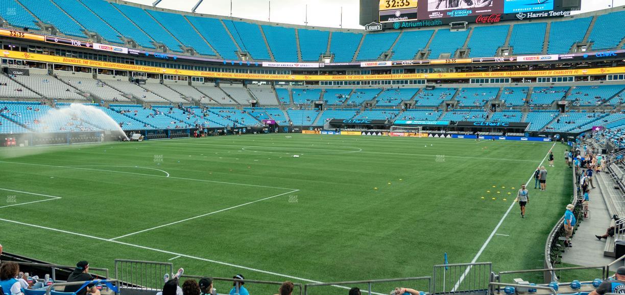 Bank of America Stadium - Section 117 Seat View