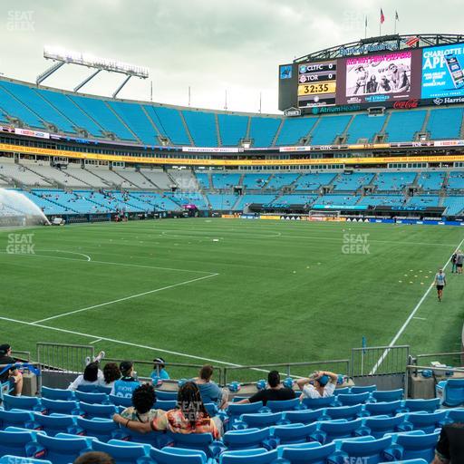 Bank of America Stadium - Section 117 Seat View