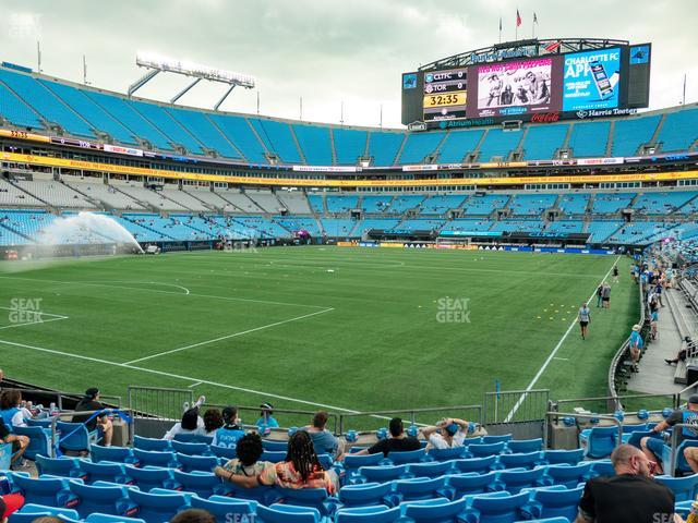 Bank of America Stadium - Section 117 Seat View
