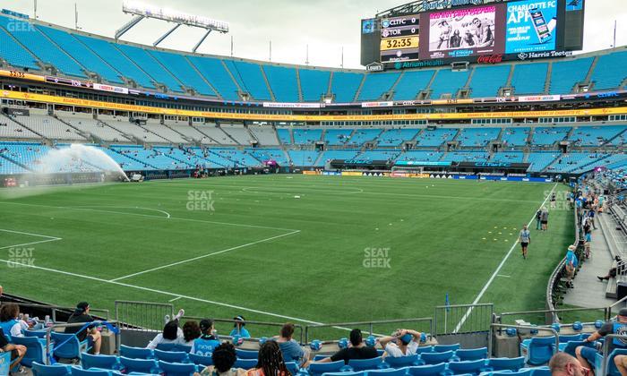 Bank of America Stadium - Section 117 Seat View