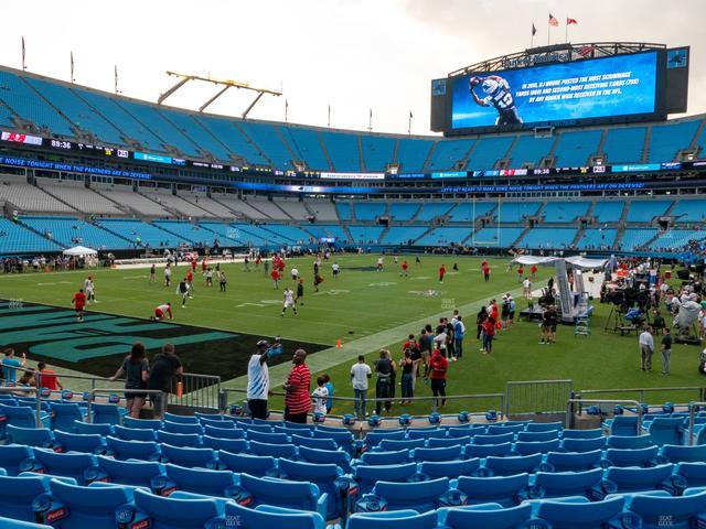 Bank of America Stadium - Section 118 Seat View Bank of America Stadium - Section 118 Seat View