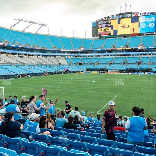 Bank of America Stadium - Section 119 Seat View