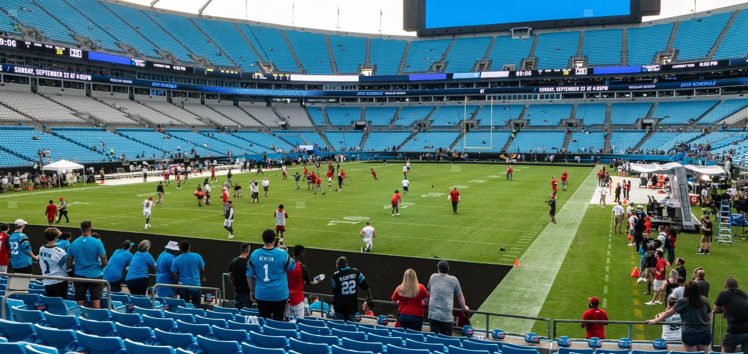 Bank of America Stadium - Section 119 Seat View
