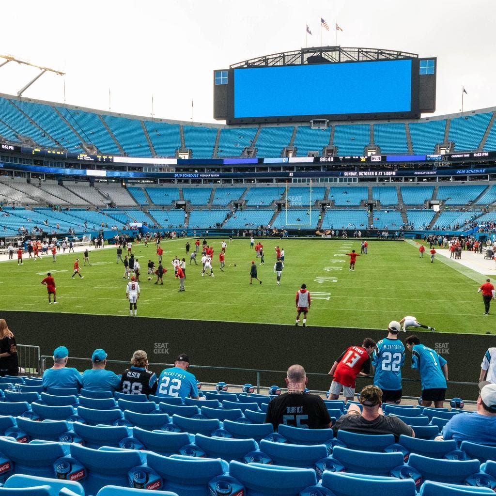 Bank of America Stadium - Section 120 Seat View