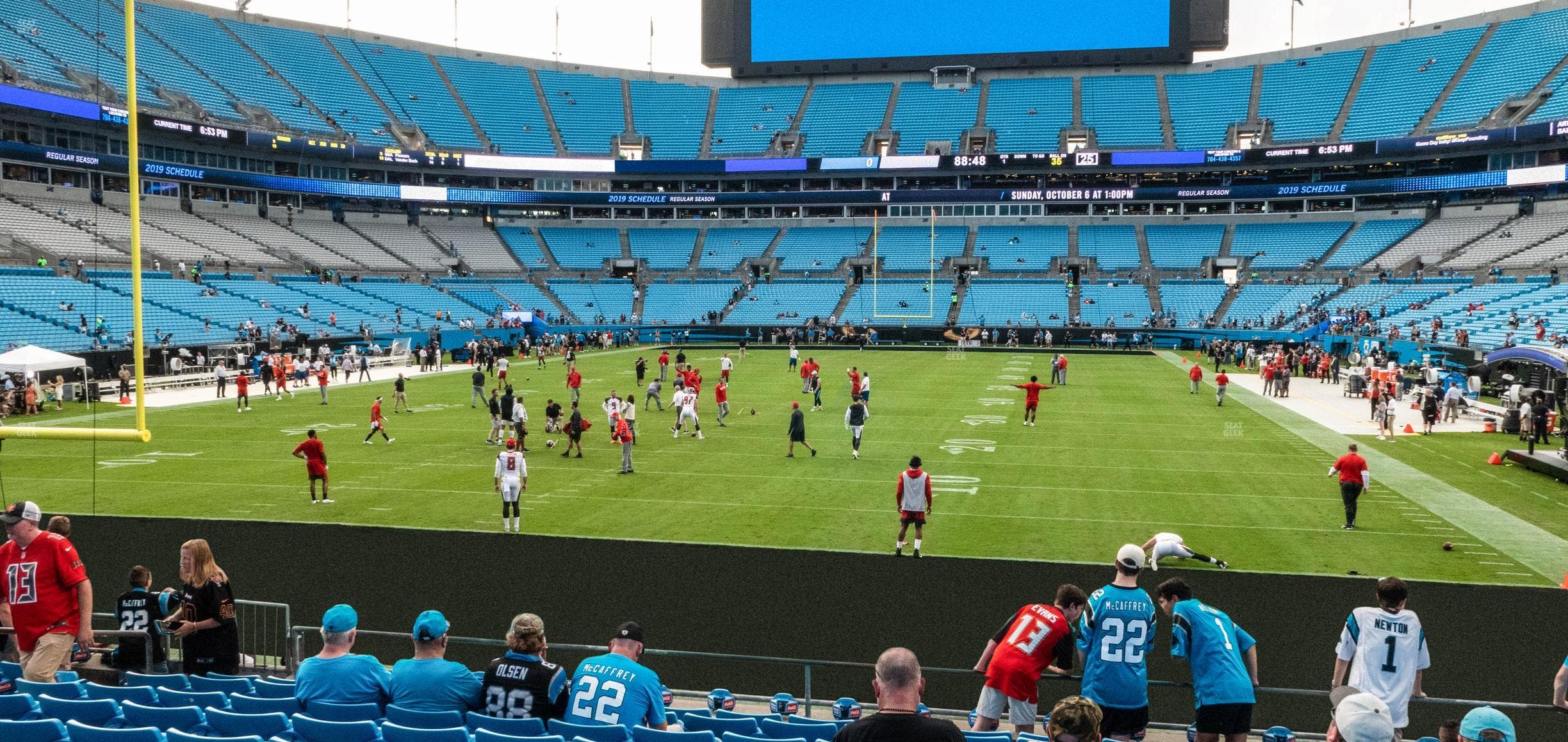 Bank of America Stadium - Section 120 Seat View
