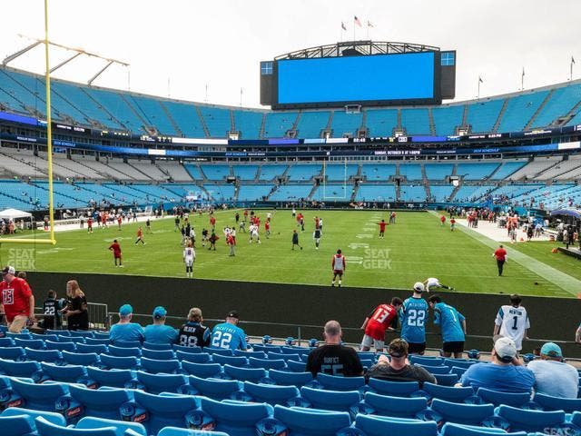 Bank of America Stadium - Section 120 Seat View