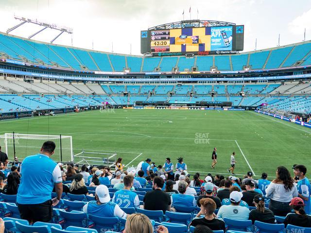 Bank of America Stadium - Section 120 Seat View