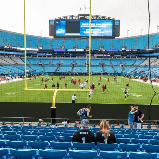 Bank of America Stadium - Section 121 Seat View