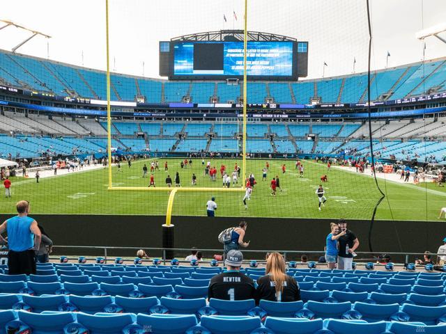 Bank of America Stadium - Section 121 Seat View