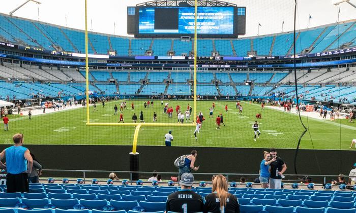 Bank of America Stadium - Section 121 Seat View