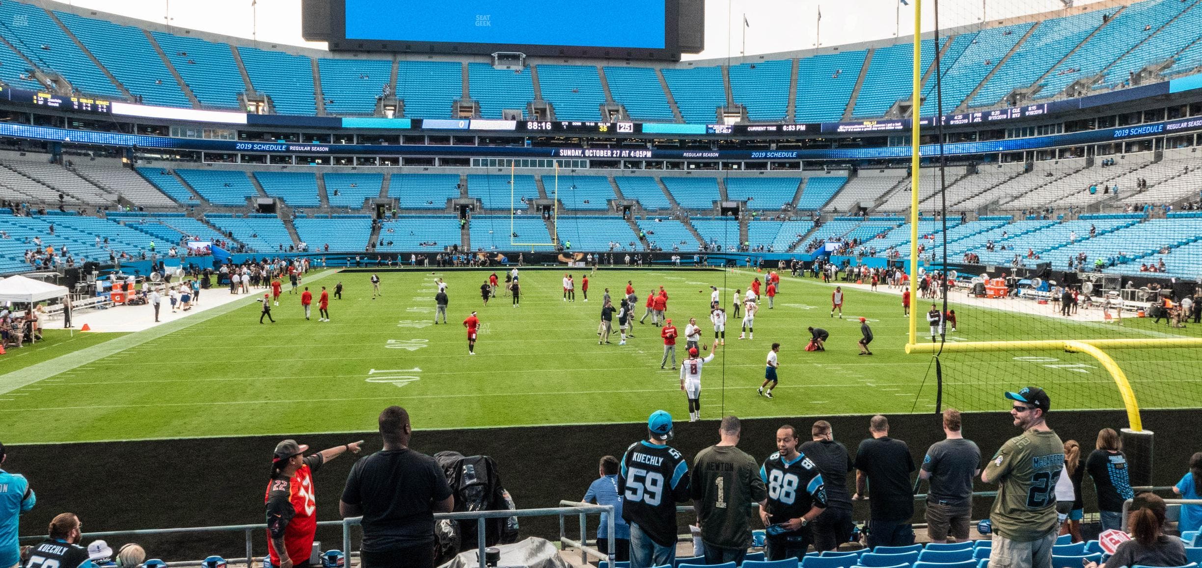 Bank of America Stadium - Section 122 Seat View