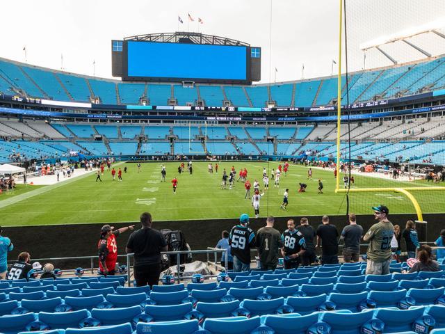 Bank of America Stadium - Section 122 Seat View