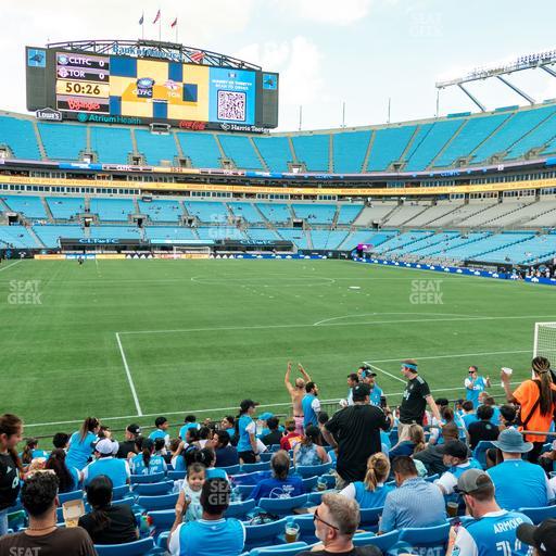 Bank of America Stadium - Section 123 Seat View
