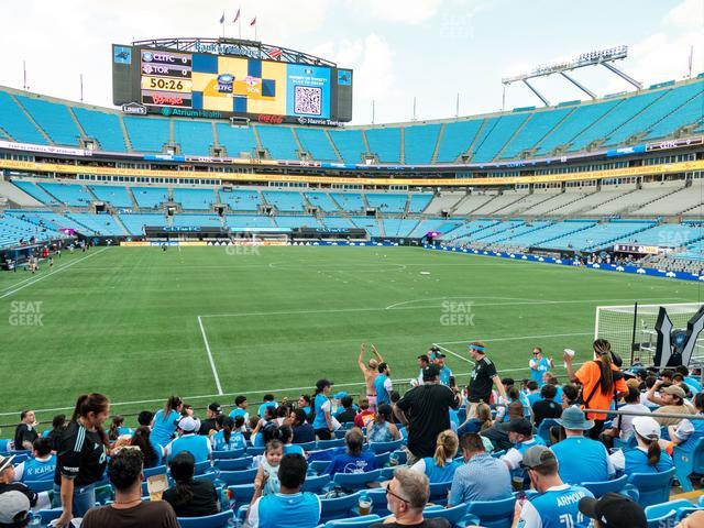 Bank of America Stadium - Section 123 Seat View