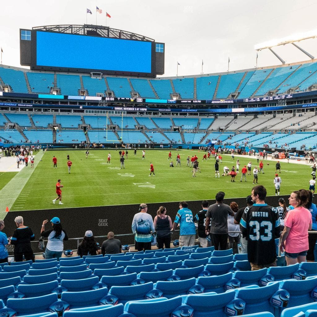 Bank of America Stadium - Section 123 Seat View